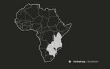 Afrika-Diorama-13a Verbreitungskarte Schwarzfersenantilope