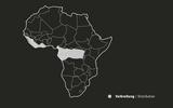 Afrika-Diorama-29 Verbreitungskarte Rotbüffel