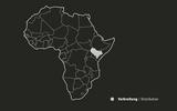 Afrika-Diorama-34 Verbreitungskarte Nördliche Grant-Gazelle