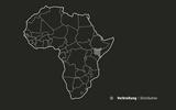 Afrika Verbreitungskarte 40 - Netzgiraffe